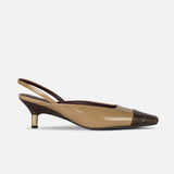BOUT CARRE SLINGBACK BEIGE