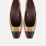 BOUT CARRE SLINGBACK BEIGE