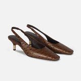 SADE SLINGBACK OSTRICH