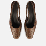 SADE SLINGBACK OSTRICH