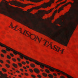 TASH COTTON FOULARD - KIRMIZI