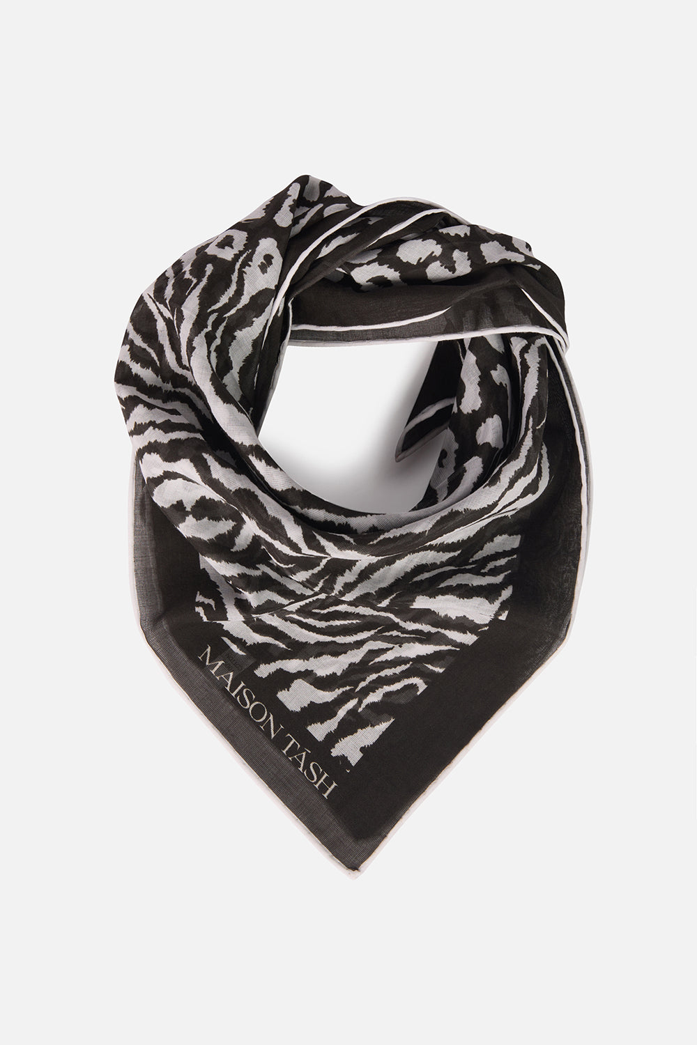 TASH COTTON FOULARD - ANIMAL PRINT